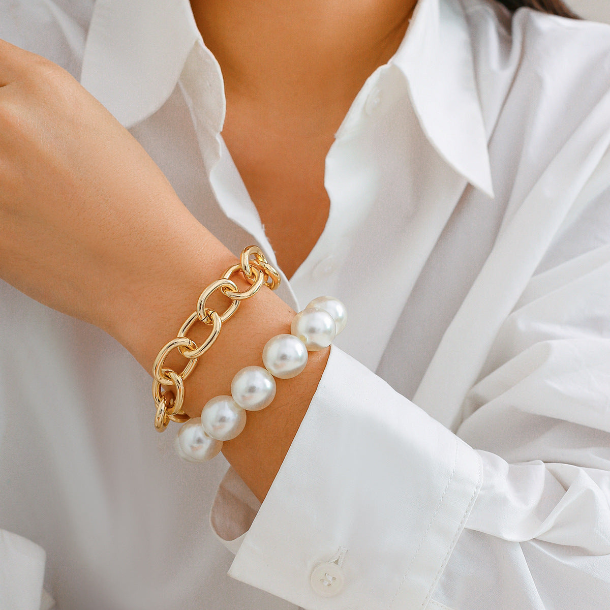 Hot selling geometric bead bracelet