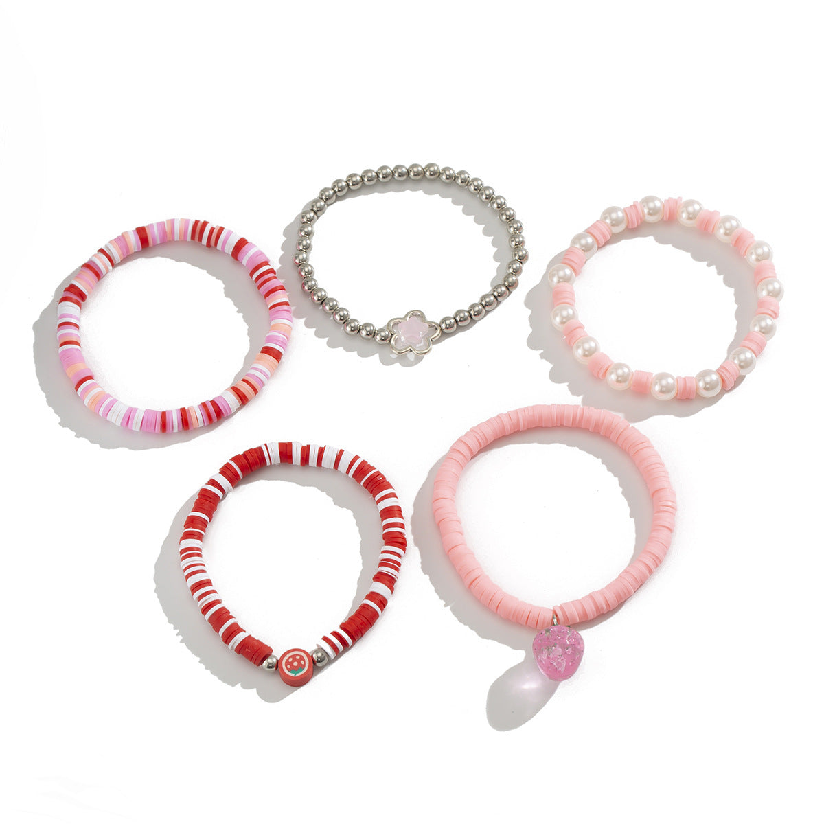 Sweet acrylic bead bracelet