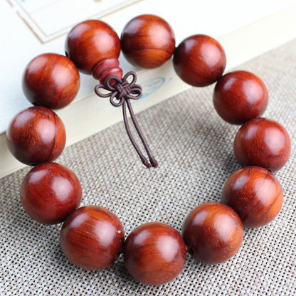 Red pear wood beads sandal wood bracelet