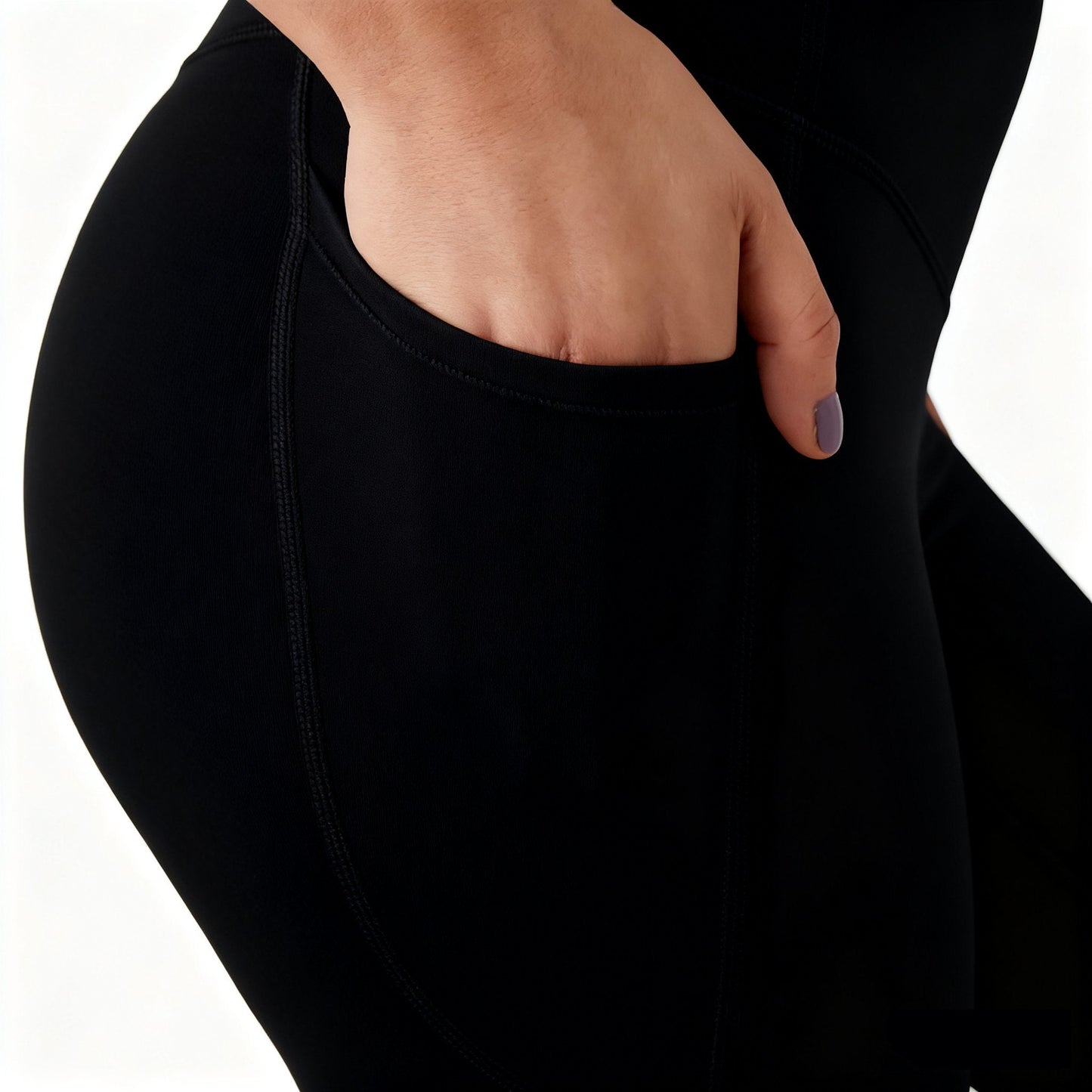 🔥「2025 TOP SELLER」Women's High-Waisted Tummy Control and Hip Lifting Side Pocket Training Super Shaping Leggings 💫