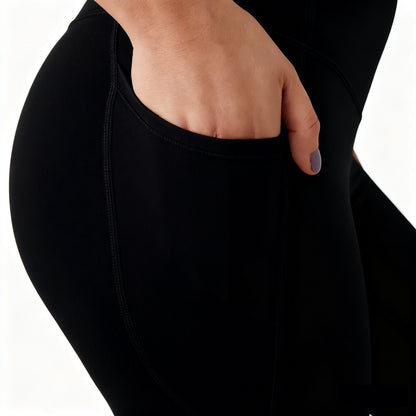 🔥「2025 TOP SELLER」Women's High-Waisted Tummy Control and Hip Lifting Side Pocket Training Super Shaping Leggings 💫