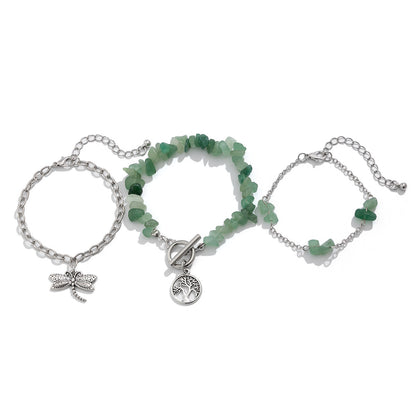 Retro ethnic style dragonfly star bracelet