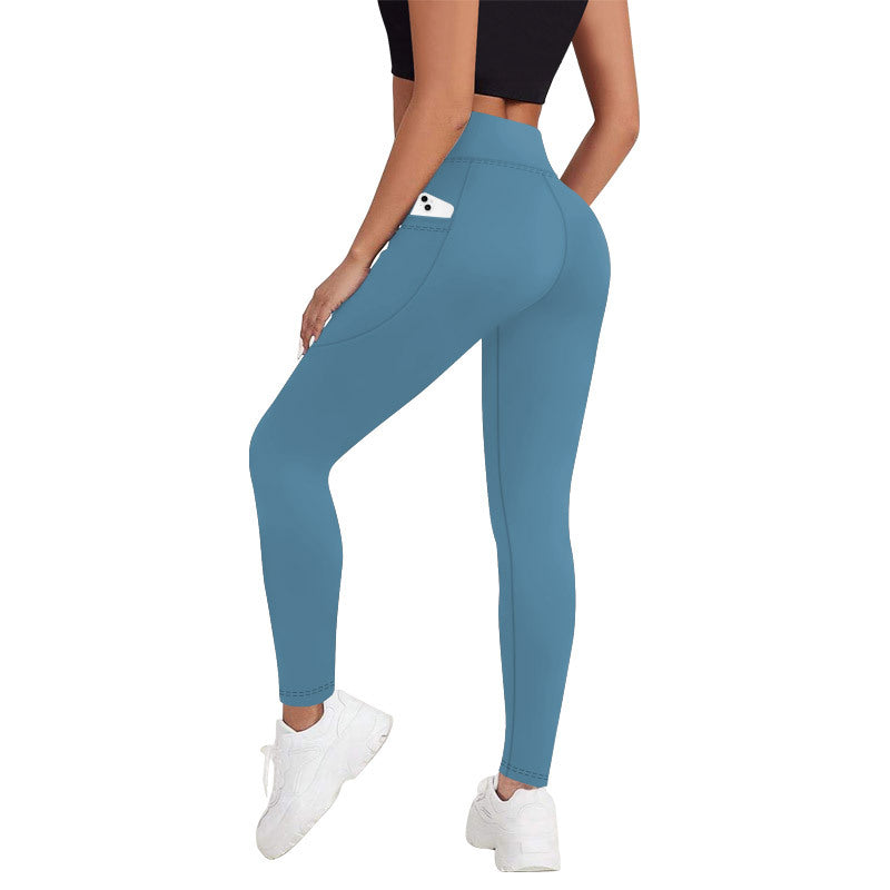 🔥「2025 TOP SELLER」Women's High-Waisted Tummy Control and Hip Lifting Side Pocket Training Super Shaping Leggings 💫