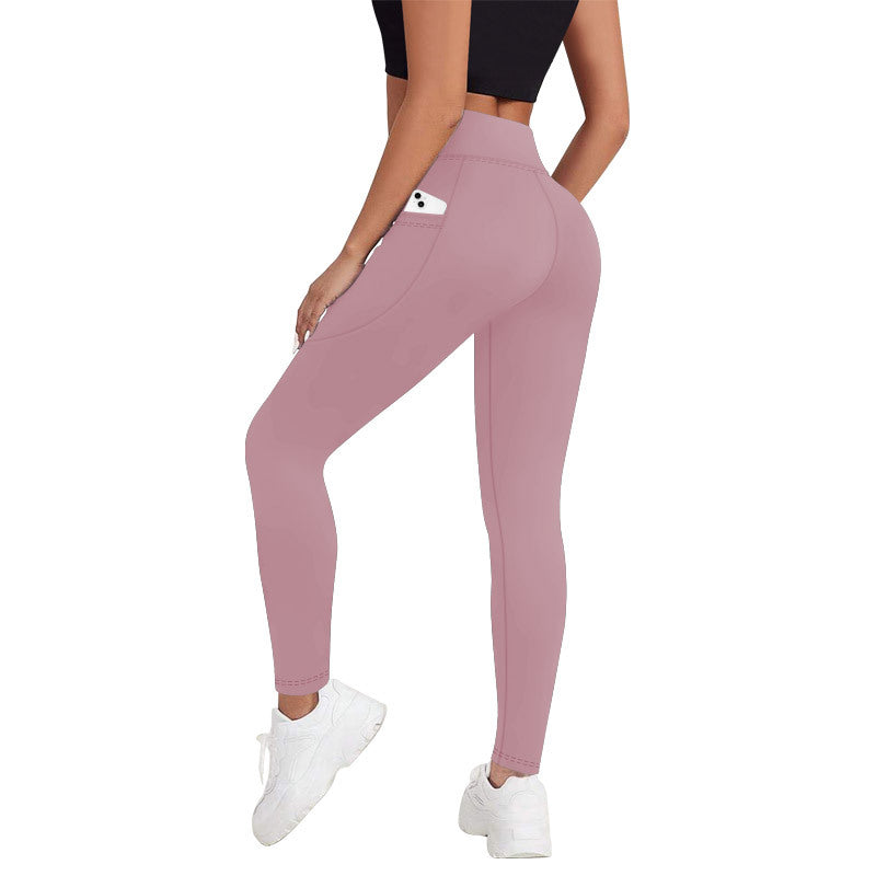 🔥「2025 TOP SELLER」Women's High-Waisted Tummy Control and Hip Lifting Side Pocket Training Super Shaping Leggings 💫