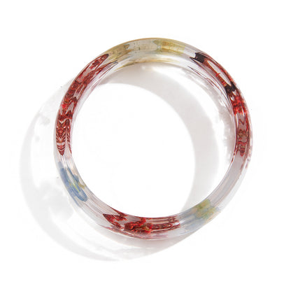 Personalized  daisy transparent Bracelet