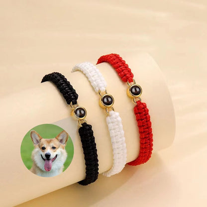 Projection woven bracelet