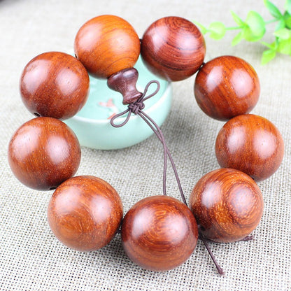 Red pear wood beads sandal wood bracelet