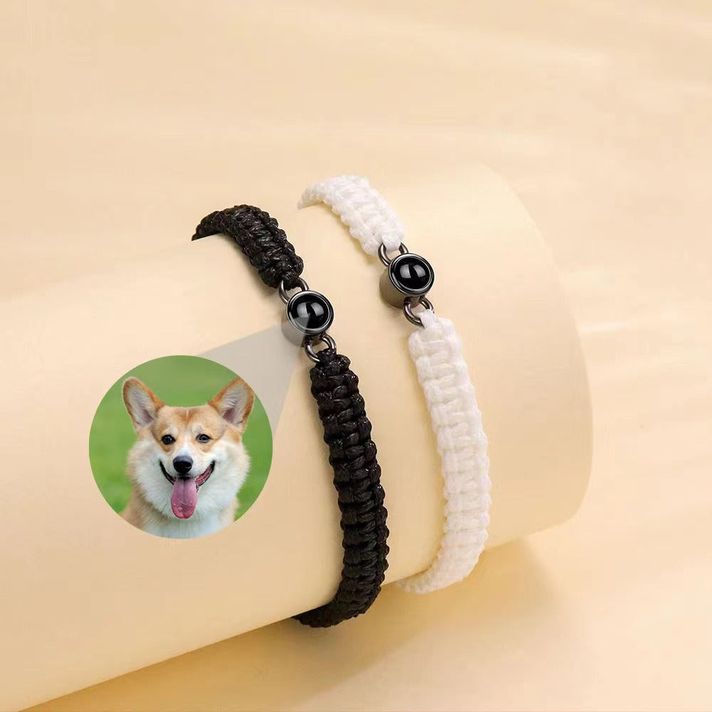 Projection woven bracelet