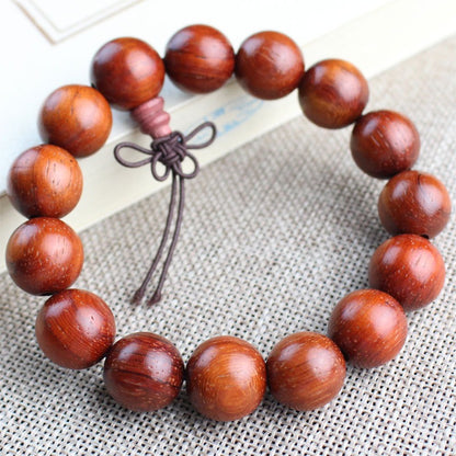 Red pear wood beads sandal wood bracelet