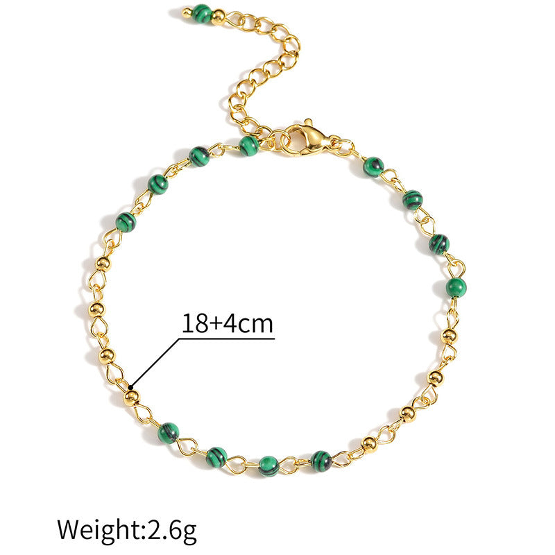 Retro style bead splicing women's bracelet