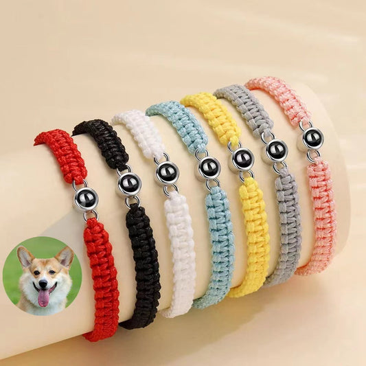 Projection woven bracelet